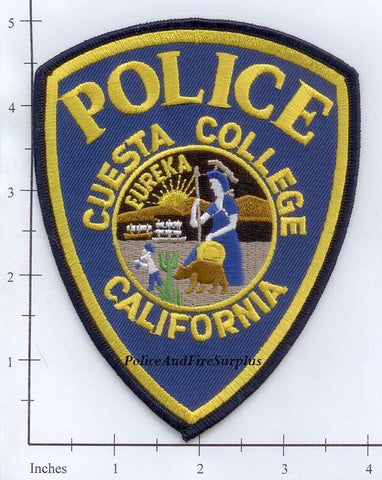 California - Cuesta College Police Patch