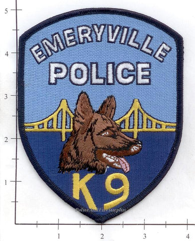 California - Emeryville K-9 Police Dept Patch