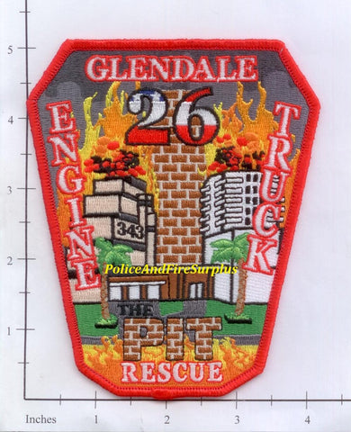 California - Glendale Engine  26 Patch