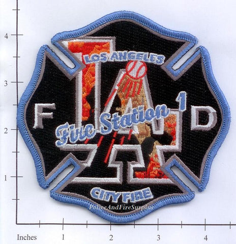 California - Los Angeles City Station 1 Fire Dept Patch