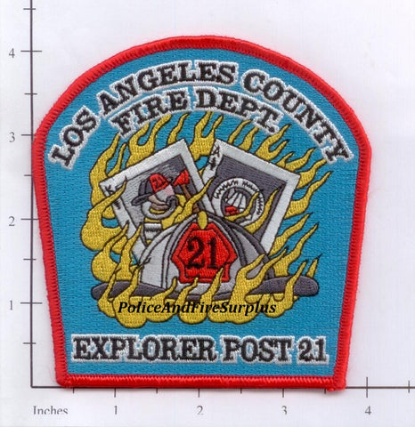 California - Los Angeles County Explorer Post 21 Fire Dept Patch
