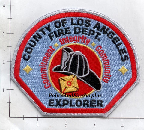California - Los Angeles County Explorer Fire Dept Patch