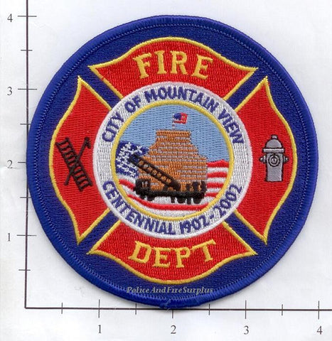 California - Mountain View Fire Dept Patch