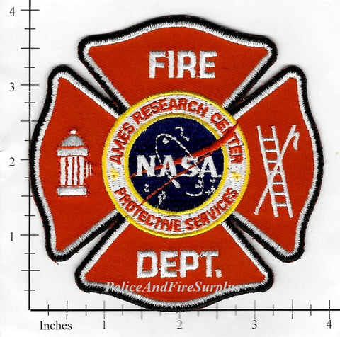 California - NASA Ames Research Center Protective Services Fire Dept Patch v2