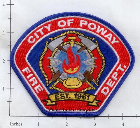 California - City of Poway Fire Dept Patch