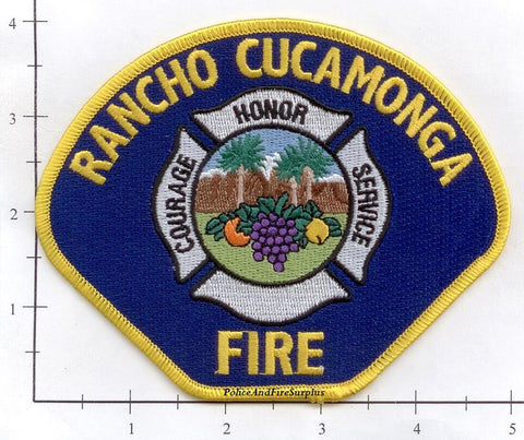 California - Rancho Cucamonga Fire Dept Patch