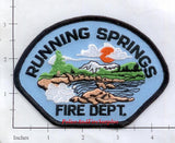California - Running Springs Fire Dept Patch