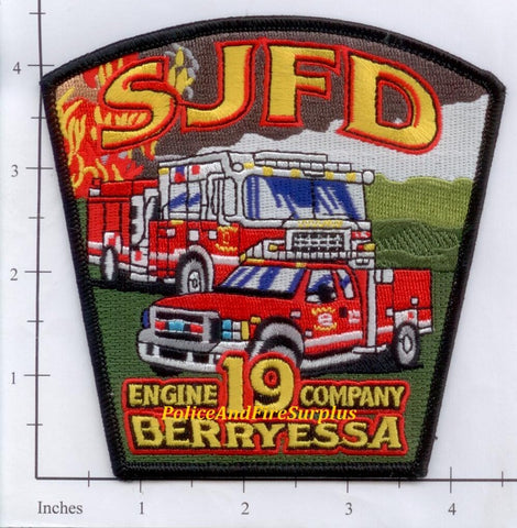 California - San Jose Engine 19 Fire Dept Patch