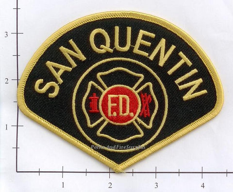 California - San Quentin Prison Fire Dept Patch v1