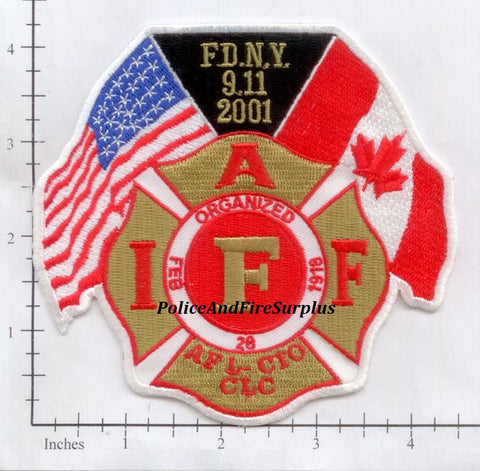 Canada - IAFF AFL-CIO Canadian Legislative Conference 9-11-1 Patch