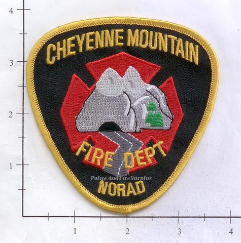 Colorado - Cheyenne Mountain Fire Dept Patch NORAD v1