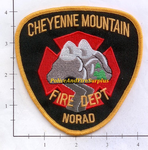 Colorado - Cheyenne Mountain Fire Dept Patch NORAD v2