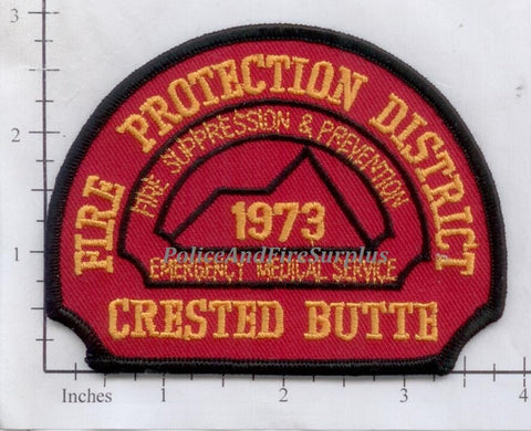 Colorado - Crested Butte Fire Protection District Patch