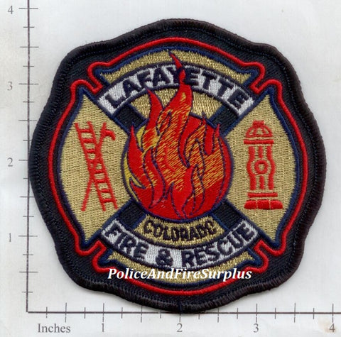 Colorado - Lafayette Fire & Rescue Patch v2