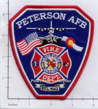 Colorado - Peterson Air Force Base Fire Dept Patch