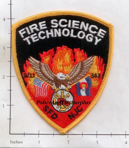 Colorado - Sterling Fire Dept Fire Science Technology Northeastern Junior College Fire Patch