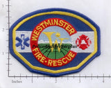 Colorado - Westminster Fire Rescue Patch