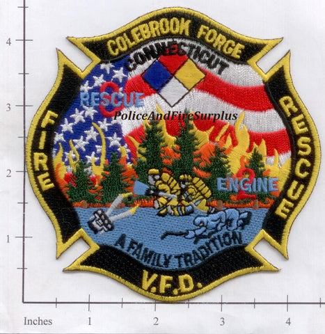 Connecticut - Colebrook Forge Volunteer Fire Dept Patch