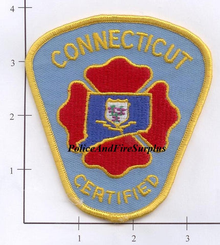 Connecticut - Connecticut Certified Fire Dept Patch