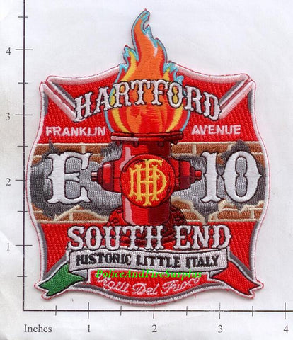 Connecticut - Hartford Engine 10 Fire Dept Patch v1