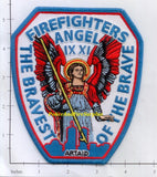 New York New Jersey - Angel Bravest of the Brave Fire Dept Patch v6