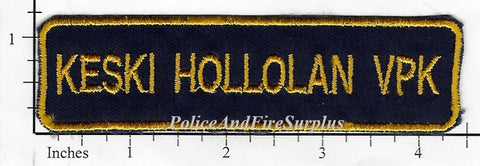 Finland - Keski-Hollolan Volunteer Fire Dept Patch v1