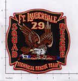 Florida - Fort Lauderdale Squad 29 Rescue 29 Fire Dept Patch