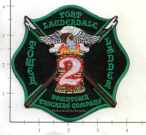 Florida - Fort Lauderdale Ladder  2 Fire Dept Patch