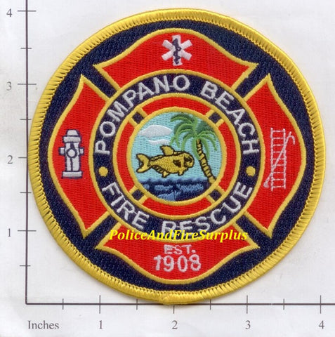 Florida - Pompano Beach Fire Dept Patch v3