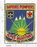 France - Alpes Maritimes Sapeurs Pompiers Fire Dept Patch v2