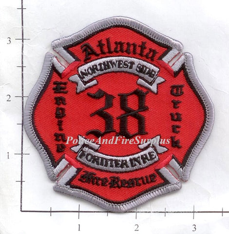 Georgia - Atlanta Station 38 Fire Dept Patch v2