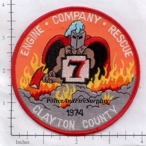 Georgia - Clayton County Station 7 Fire Dept Patch
