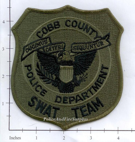 Georgia - Cobb County Police Dept SWAT Team Patch