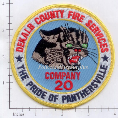 Georgia - Dekalb County Company 20 Fire Dept Patch v1