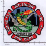 Georgia - Jefferson Engine 11 Squad 11 Fire Dept Patch