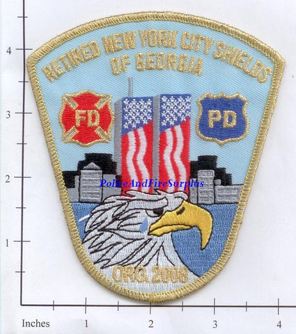 Georgia - Retired New York City Shields Patch