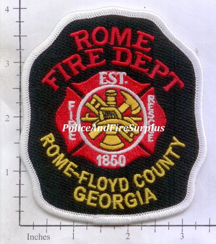 Georgia - Rome  Fire Dept Patch