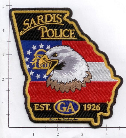 Georgia - Sardis Police Dept Patch