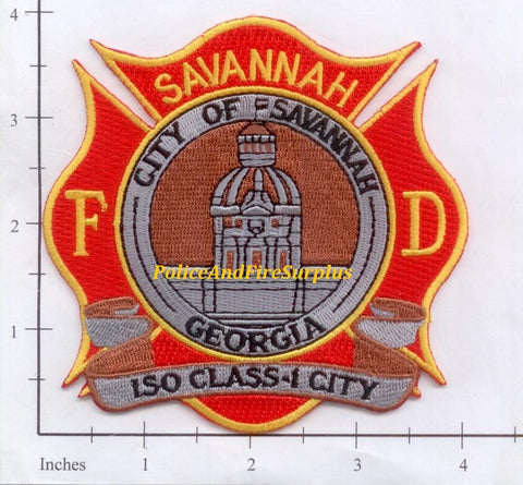 Georgia - Savannah Fire Dept Patch