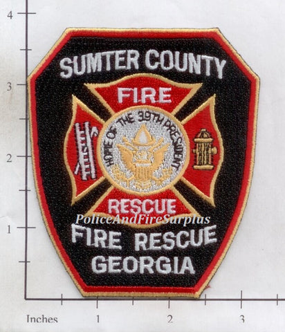 Georgia - Sumter County Fire Rescue Patch