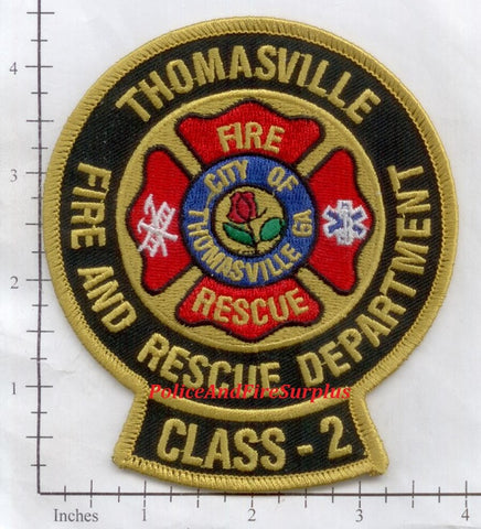 Georgia - Thomasville Fire And Rescue Dept Class 2 Patch