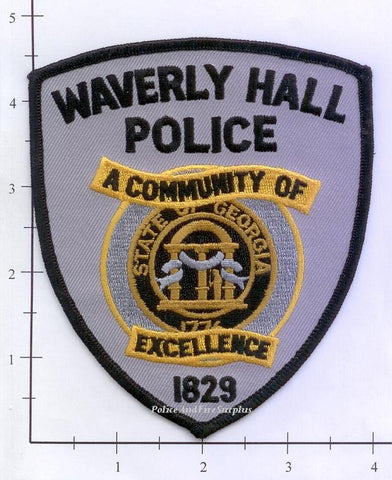 Georgia - Waverly Hall Police Dept Patch