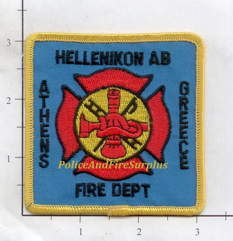 Greece - Hellenikon Air Base Fire Dept Patch