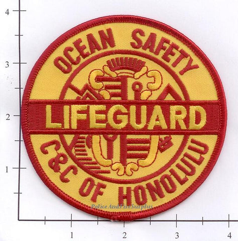 Hawaii - Honolulu Lifeguard Ocean Safety Patch