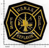 Iceland - Keflayik Naval Station Fire And Emergency Services Patch v2