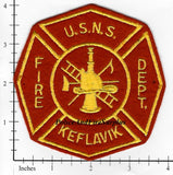 Iceland - Keflayik Naval Station Fire Dept Patch v2