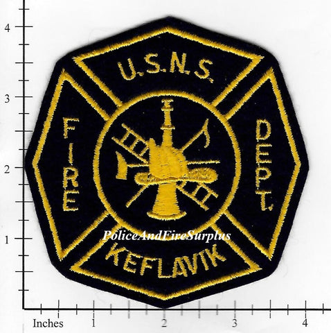 Iceland - Keflayik Naval Station Fire Dept Patch v3