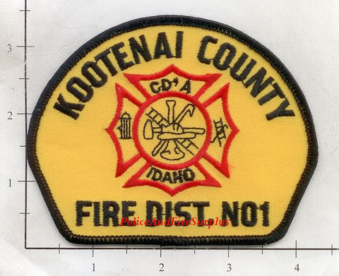 Idaho - Koontenai County Fire District 1 Patch