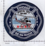 Illinois - Chicago Air Sea Rescue Special Operations Fire Dept Patch