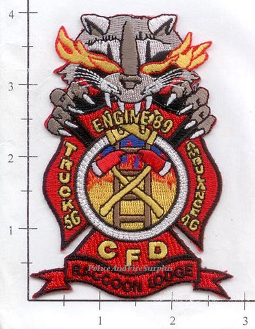 Illinois - Chicago Engine  89, Truck 56, Ambulance 46 Fire Dept Patch v2